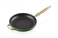 LE CREUSET Bratpfanne Signature Gusseisen mit Holzgriff, Gusseisen, 28 cm...