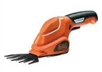 Black + Decker Heckenschere Akku-Grasschere GSL200, 3,6Volt (orange/schwarz)