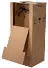 BB-Verpackungen Umzugskarton Kleiderbox, 2-wellig, 40kg Traglast, 600 mm x 510 mm x