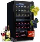 Klarstein Weink&uuml;hlschrank Shiraz 29 Duo Weink&uuml;hlschrank 2 Zonen 29 Flaschen 80L