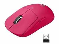 Logitech LOGITECH PRO X SUPERLIGHT Wireless Gaming Mouse - MAGENTA - EER2 Maus