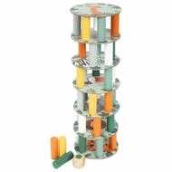 Legler Spiel small foot 11958 - Wackelturm Safari, Holz, 44-teilig