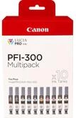 Canon Canon PFI-300 Druckerpatronen - 10er Multipack Tintenpatrone