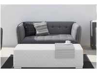 Outflexx Cozy 2-Sitzer Sofa flanelle Alu/Sunbrella 181 x 87 x 76 cm grau (CO-11)
