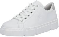 Rieker Plateausneaker in monochromer Optik, Freizeitschuh, Halbschuh, Schn&uuml;rschuh