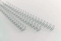 GBC Thermo-Bindemappe Drahtbinder&uuml;cken 21 Ringe 12mm silber VE=100 St&uuml;ck, (