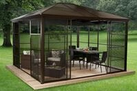 Sojag Pavillon Castel 12x14, mit 4 Seitenteilen, (Set), BxT: 362x427 cm, inkl.