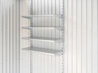 Biohort Wandregal, 4 Regalb&ouml;den Standard, f&uuml;r Ger&auml;tehaus, Ger&auml;teschrank