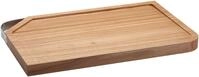 R&Ouml;SLE Schneidebrett, Holzwerkstoff, (1-St), mit Edelstahlgriff, f&uuml;r die K&uuml;che oder