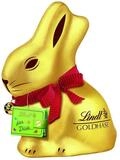 LINDT Schokolade, Lindt Goldhase mit Gl&ouml;ckchen und Mini Geschenkumschlag...