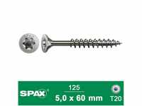 SPAX Spanplattenschraube SPAX A2 ROSTFREI TRX 5X60 125 ST