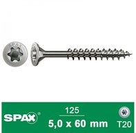 SPAX Spanplattenschraube SPAX A2 ROSTFREI TRX 5X60 125 ST