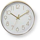 Nedis Wanduhr CLWA015PC30GD (Quarzwerk, gut ablesbare Ziffern, einfache Montage...