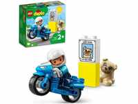 LEGO® Konstruktionsspielsteine Polizeimotorrad (10967), LEGO® DUPLO, (5 St),...