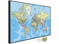 Papermoon Infrarotheizung Weltkarte, sehr angenehme Strahlungswärme