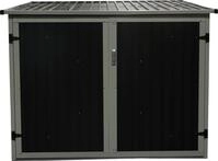 WESTMANN Aufbewahrungsbox Fahrradgarage, mit integrierten Fahrradst&auml;ndern, aus