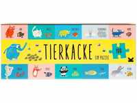 Laurence King Puzzle Tierkacke, 100 Puzzleteile