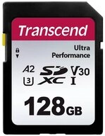 Transcend SDXC-340S-Speicherkarte 128 GB TS128GSDC340S Speicherkarte (sto&szlig;sicher,
