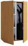 VCM Mehrzweckschrank Holz Besenschrank Staubsauger Putzschrank Lona L (1-St)