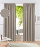 OTTO home Vorhang Parry (2 St), Kr&auml;uselband, blickdicht, Polyester, 2-er Set,