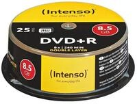 Intenso DVD-Rohling 25 Intenso Rohlinge DVD+R Double Layer 8,5GB 8x Spindel