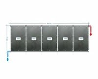 OKU Pool-Solarabsorber OKU Solarabsorber Pool-Solarheizung SET 10 - 5 Absorber