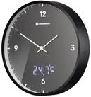 BRESSER Wanduhr MyTime LEDsec Wanduhr 24 cm - anthrazit
