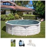 Gre Rundpool Finlandia (Set, 4-tlg), H&ouml;he 120 cm, in versch. Gr&ouml;&szlig;en erh&auml;ltlich