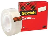 SCOTCH Klebeband Crystal Clear Tape 600 (1-St) 19 mm/33 m, hochtransparent und