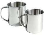 Mil-Tec Becher Milit&auml;r Trinkbecher Edelstahl, Edelstahl 500 ml