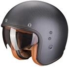 Scorpion Exo Motorradhelm Belfast Evo Carbon Jethelm, integriertes Sonnenvisier