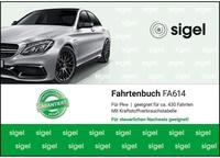 Sigel Formularblock Fahrtenbuch A6 quer 40 Blatt f&uuml;r steuerlichen Nachweis,