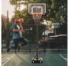 HOMCOM Basketballst&auml;nder h&ouml;henverstellbar Basketballanlage Stahl PVC HDPE...