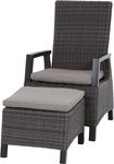 Siena Garden Hocker CORIDO, Gestell Aluminium, Gardino&reg;-Geflecht, matt