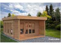 Palmako Holz-Gartenhaus/Gerätehaus Caroline 14,5 m² Natur Unbehandelt 390 x...
