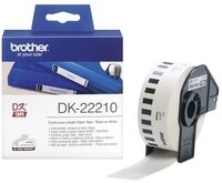 Brother Etiketten Rollenetiketten Endlos,29 mm x 30.48 m, permanent DK22210