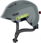ABUS Fahrradhelm Abus Kinderhelm Smiley 3.0 ACE LED shiny grey Gr. S 45-50 cm