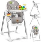 KIDIZ Kinderklappstuhl, 3in1 Kinderstuhl inkl. Spielb&uuml;gel Babyliege