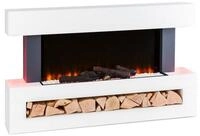 Klarstein Elektrokamin Studio Light & Fire, elektrischer Kamin mit Heizfunktion
