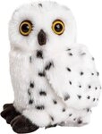 Uni-Toys Kuscheltier Schnee-Eule - 19 cm (H&ouml;he) - Pl&uuml;sch-Vogel - Pl&uuml;schtier, zu