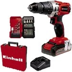 Einhell Akku-Schlagbohrschrauber TE-CD 18/2 Li-i +22 (1x2,5 Ah), max. 1250 U/min,