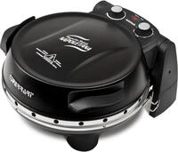 G3 Ferrari Pizzaofen Napoletana G1003210 schwarz inkl. 2-ten oberen Pizzastein,...
