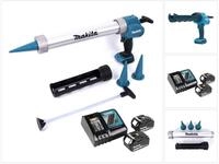 Makita Akku-Kartuschenpistole DCG 180 RTX 18 V 300 / 600 ml + 2x Akku 5,0 Ah +