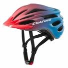 Cratoni Fahrradhelm Cratoni Kinderhelm Pacer jr rot blau matt S/M 54 bis 58cm