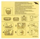 Reparatur-Set Wasserfeste selbstklebende Reparaturflicken 6,5 x 6,5 cm, 10...