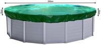 Quick Star Pool-Abdeckplane Rund 200g/m&sup2;, Sommer & Winter Poolabdeckung,