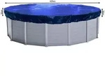 Quick Star Pool-Abdeckplane Rund 200g/m2, Sommer & Winter Poolabdeckung, UV-Resistent