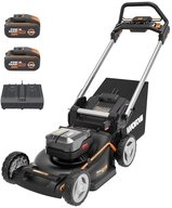 Worx Elektrorasenm&auml;her Worx Akku- Rasenm&auml;her WG749E mit 2 x 4.0Ah Akkus und