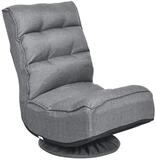 COSTWAY Relaxsessel, 360&deg;drehbar, 5-Fach verstellbarer R&uuml;ckenlehne,150kg