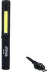 KS Tools Baustrahler LED COB Stripe Inspektionslampe 350 Lumen mit UV-Spot LED und